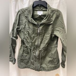 Womens Green Utility Jacket Old Navy